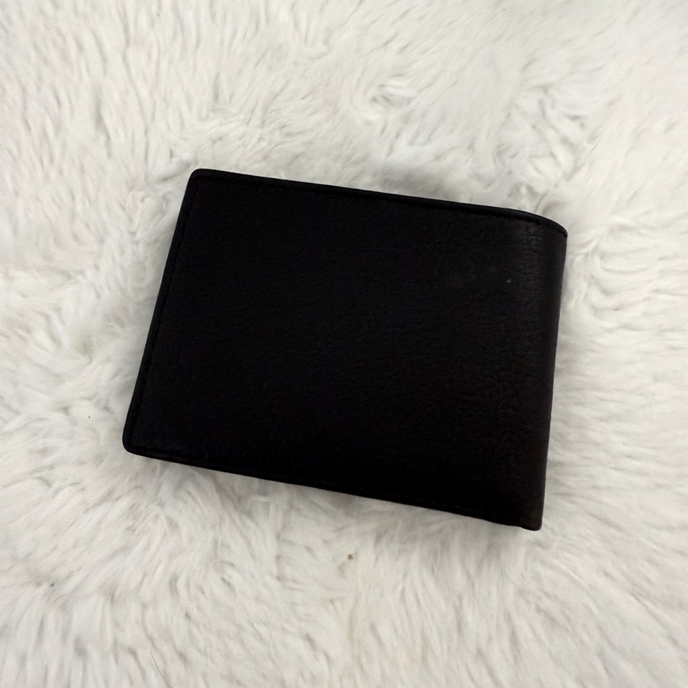 Wallet black leather - Picture 4 of 5